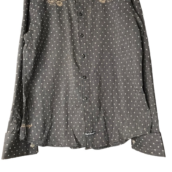 English Laundry x Christopher Wicks Collab Long Sleeve Button Up Handsewn Shirt - Picture 5 of 13